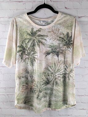 CJ Banks Embellished Palm Tree Top 14W/X